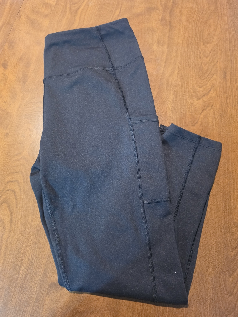 Apana Black High-Waist Leggings